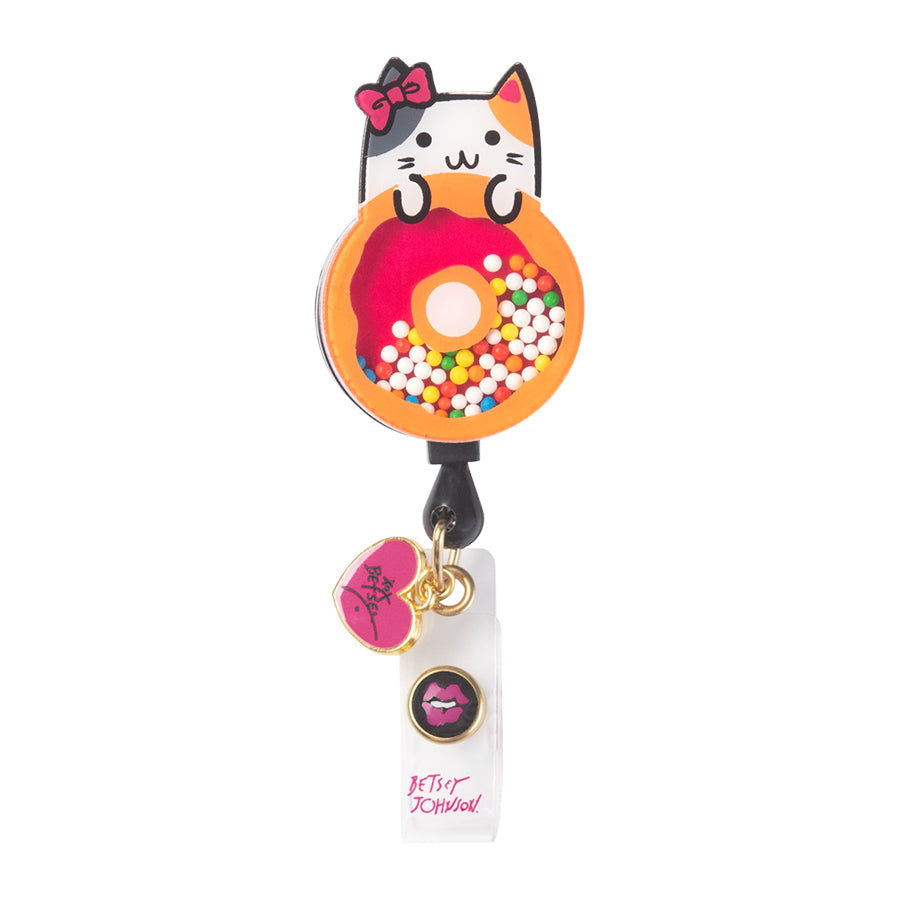 Betsey Retractable Badges Donut Kitty – koihappiness