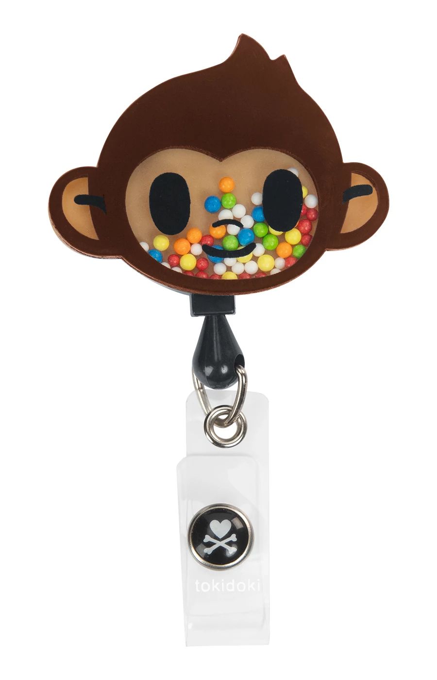Running with Scissors Z5FM9TG Just Breathe Lungs Resin Black Retractable  Badge Reel ID Holder