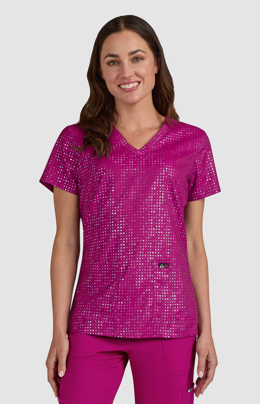 Velora Top Iridescent Azalea Pink